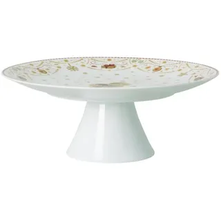 Hutschenreuther Weihnachten "Christmas Love" Tortenplatte auf Fuß groß Ø 28 cm