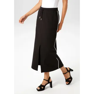 Aniston CASUAL Maxirock mit kontrastfarbigen Piping an den Seitennähten