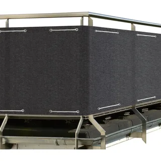 Sol Royal Balkonverkleidung 90 x 500 cm grau Polyethylen