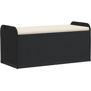 vidaXL Sitzbank 115 x 51 x 52 cm Schwarz