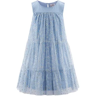 Sommerkleid HAPPY GIRLS "Mädchenkleid", Mädchen, Gr. 116, EURO-Größen, light blau, Stoff, 100% Polyester, normal, Kleider Sommerkleid