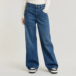 G-STAR Weite Jeans »Skater High Loose Wmn«, blau