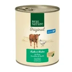 REAL NATURE Junior Kalb & Huhn 6x800 g