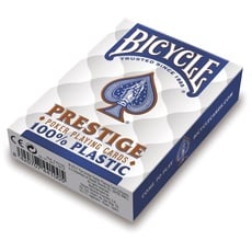Bicycle F44100 Prestige Professionelles Plastikkarten-Pokerdeck, farblich sortiert