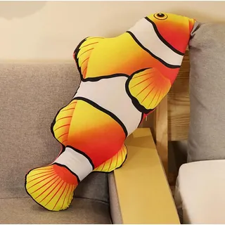 Clownfisch Kuscheltier - 30 cm Plüschtier Fisch Stofftier