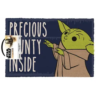 Pyramid International Star Wars Der Mandalorianer Fußmatte Das Kind Kostbares Kopfgeld Innen 40 x 60 cm - Beige, Blau, Grün, Grau