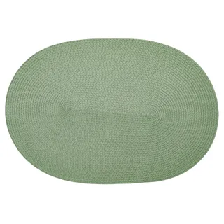 d-c-fix Tischset PVC-frei – Sage Green (30 cm x 45 cm oval) – Tischunterlage für Küchen- und Esstisch – lebensmittelechtes & abwaschbares EssTischset PVC-frei