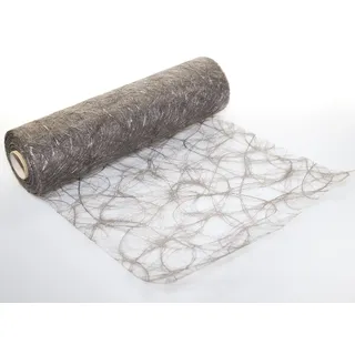 Sizoweb Tischläufer in unterschiedlichen Farben, 30 cm breit, 5 oder 20 m lang 5,0 m taupe 9150