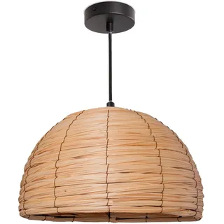 Paco Home Pendelleuchte »Gogo« E27 Deckenlampe LED Wohnzimmer Und Schlafzimmer, Gras, Deko E27, schwarz