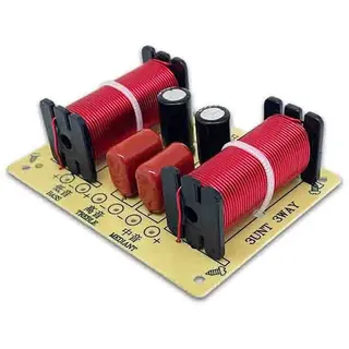 VOANZO Crossover, 150 W, 3-Wege-Frequenzweiche mit hoher mittlerer und niedriger Frequenz, 900 Hz/4000 Hz, für Hi-Fi-Bücherregal-Lautsprecher, Center-Lautsprecher, Surround-Lautsprecher, 2 Stück