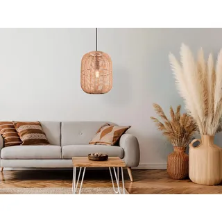 Ausgefallene LED Pendelleuchte für über Esszimmertisch schöne Korb Esstischlampe