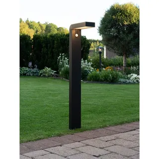 star trading deutschland gmbh Solarleuchte Aluminium/Kunststoff 80 cm inkl. Bewegungsmelder schwarz