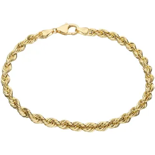 Luigi Merano Armband Kordelkette, hohl, Gold 585 Armbänder & Armreife Gold Damen