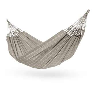 LA SIESTA® - Brisa - Kingsize Hängematte, handgefertigt in Kolumbien, mit 180 cm Breite für entspannte Momente drinnen und draußen. (Almond)