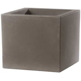 ECKIGER CAPPUCCINO BLUMENTOPF 40X40 CM H 40 MOD. SCHIO CUBO