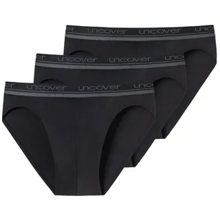 SCHIESSER Rio Slip schwarz M 3er Pack