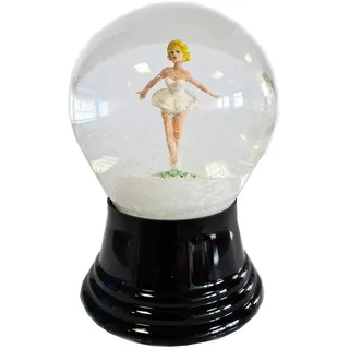 VIENNA SNOWGLOBE Schneekugel Glaskugel - Fast wie echter Schnee Ballerina 8 cm