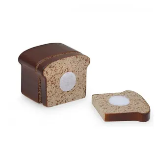 Erzi 19375 Brot zum Schneiden aus Holz, Kaufladenartikel für Kinder, Rollenspiele