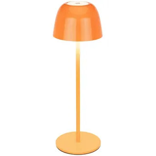 Novel Akku-Tischleuchte , Orange , Metall , Uni , 94 mm , rund , 34.6 cm , RoHS, Ce , Touch-Schalter (on/off), Ladeanzeige, aufladbar über Usb, transportabel , Lampen & Leuchten, Innenbeleuchtung, Tischlampen, Akku-Tischlampen