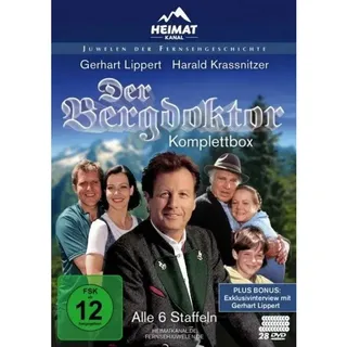 Fernsehjuwelen Gesamtbox Der Bergdoktor: Gerhart Lippert Harald Krassnitzer, 28 DVD box
