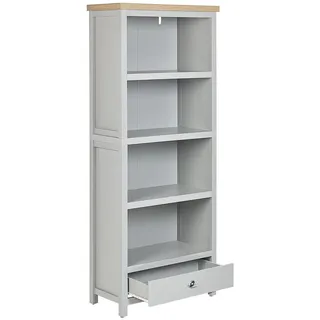 Beliani Bücherregal 72 x 180 x 35 cm Grau