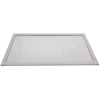WINDHAGER Lichtschachtabdeckung, teleskopierbar, 80-140 cm x 40-60 cm, Aluminiumrahmen, Edelstahlgewebe, 03130