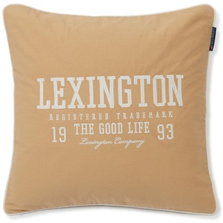 Lexington Kissenbezug, 50 x 50 cm, Beige/Weiß (The Good Life)