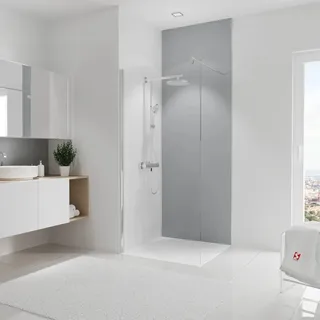 Schulte Duschrückwand DecoDesign 255 cm x 90 cm Hellgrau