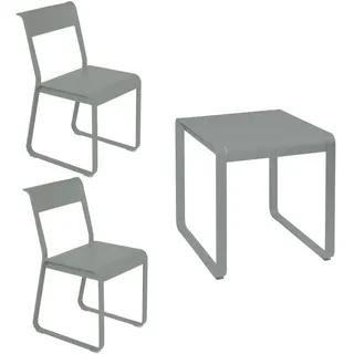 Fermob Bellevie Balkonmöbel-Set 3tlg. 74x80cm Tisch