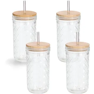 Zeller Gläser-Set 4 St. 580 ml Transparent