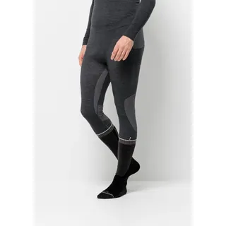 Jack Wolfskin 3/4-Leggings »SEAMLESS WOOL PANTS M«, grau
