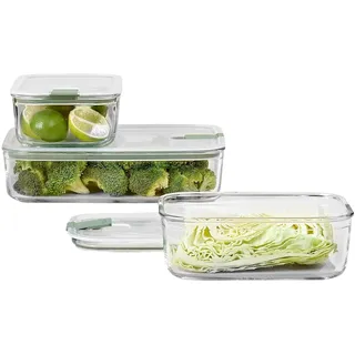 Mepal Frischhaltedosen-Set eckig nordic sage 2,25 l + 2 x 1,0 l