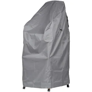 mehr Garten Schutzhülle für Stapelstühle / Klappsessel Shp-20006 , Grau , Kunststoff , 66x150x66 cm , Gartenzubehör, Abdeckung für Gartenmöbel