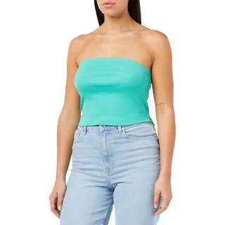 ONLY Women's ONLNESSA S/L Bandeau JRS Top, Marine Green, XL