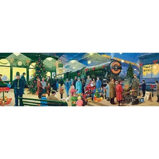 Clementoni 39577 Panorama Puzzle Christmas Santa 1000 Teile