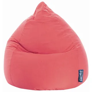 Sitzsack , Pink , Textil , 220 l , Füllung: Styroporkugeln , 110x70x110 cm , Indoor , Wohnzimmer, Sessel, Sitzsäcke, Kindersitzsäcke