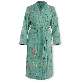 Pip Studio Bademantel Les Fleurs Farbe Grün, Größe L