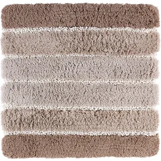 KLEINE WOLKE Badteppich Phoenix 60 x cm Baumwolle Grau Taupe