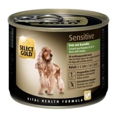 SELECT GOLD Sensitive Adult 6x200g Ente mit Kartoffel