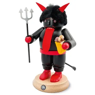 Nussknacker Krampus der Teufel BxH 14x22cm NEU Teufelsfigur Krampusmotiv