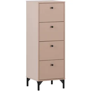Schildmeyer Kommode Smash 156495, apricot, 40,1 x 40 x 116,7 cm