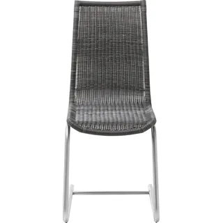 WK Wohnen »WK 7400« () Rundrohrgestell in Edelstahloptik, Vollgeflecht, 1er und 2er Set