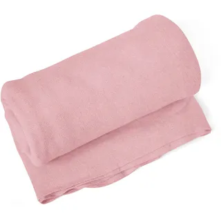 Setex Melange Kuscheldecke 150 x 200 cm Rosa/Silber