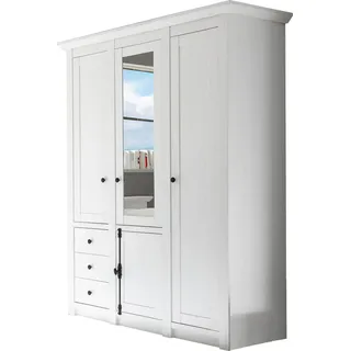 Home Affaire Wäscheschrank California 147 x 206 x 64 cm Weiß