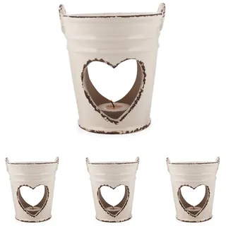 pajoma Keramik Duftlampe ''Old Romantic'' Groß, H 13 cm in Beige (Packung mit 4)