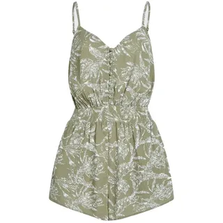 O'Neill Damen THIN STRAP Jumpsuite Green Textured Jungle - M