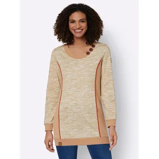 Casual Looks Sweatshirt, gelb