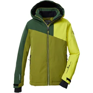 KILLTEC KSW 192 BYS SKI JCKT, khaki/dunkel waldgrün/lime, 116,