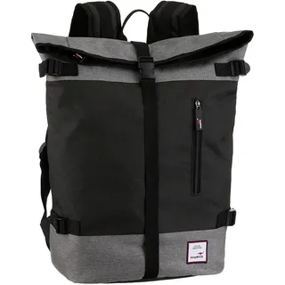 KangaROOS Cityrucksack Roll Top Schwarz