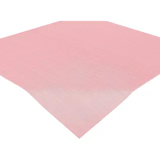 Tischdecke Wien, edle Leinenoptik, Wasserabweisend, Moderne Mitteldecke mit Fleckschutz, rosa, 85x85 cm